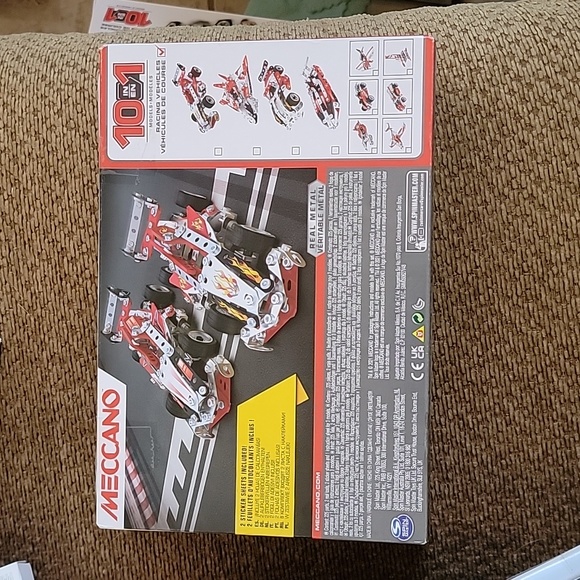 NEW Meccano, 10-in-1 Racing Vehicles STEM Model Building Kit - Picture 7 of 7